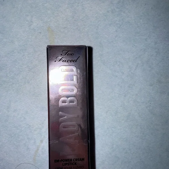 Too Faced Lady Bold Pink Dear Diary Power Cream Lipstick - Picture 2 of 4